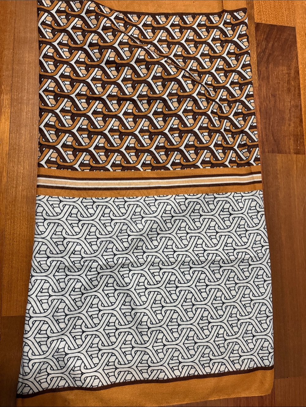 Geometric Two-Tone sarong